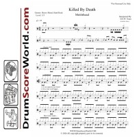 Motörhead - Killed by Death | Drum Sheet + Play-Along Track